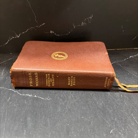 science and health with key to the scriptures book, by mary baker eddy, 1925 Leather image 1
