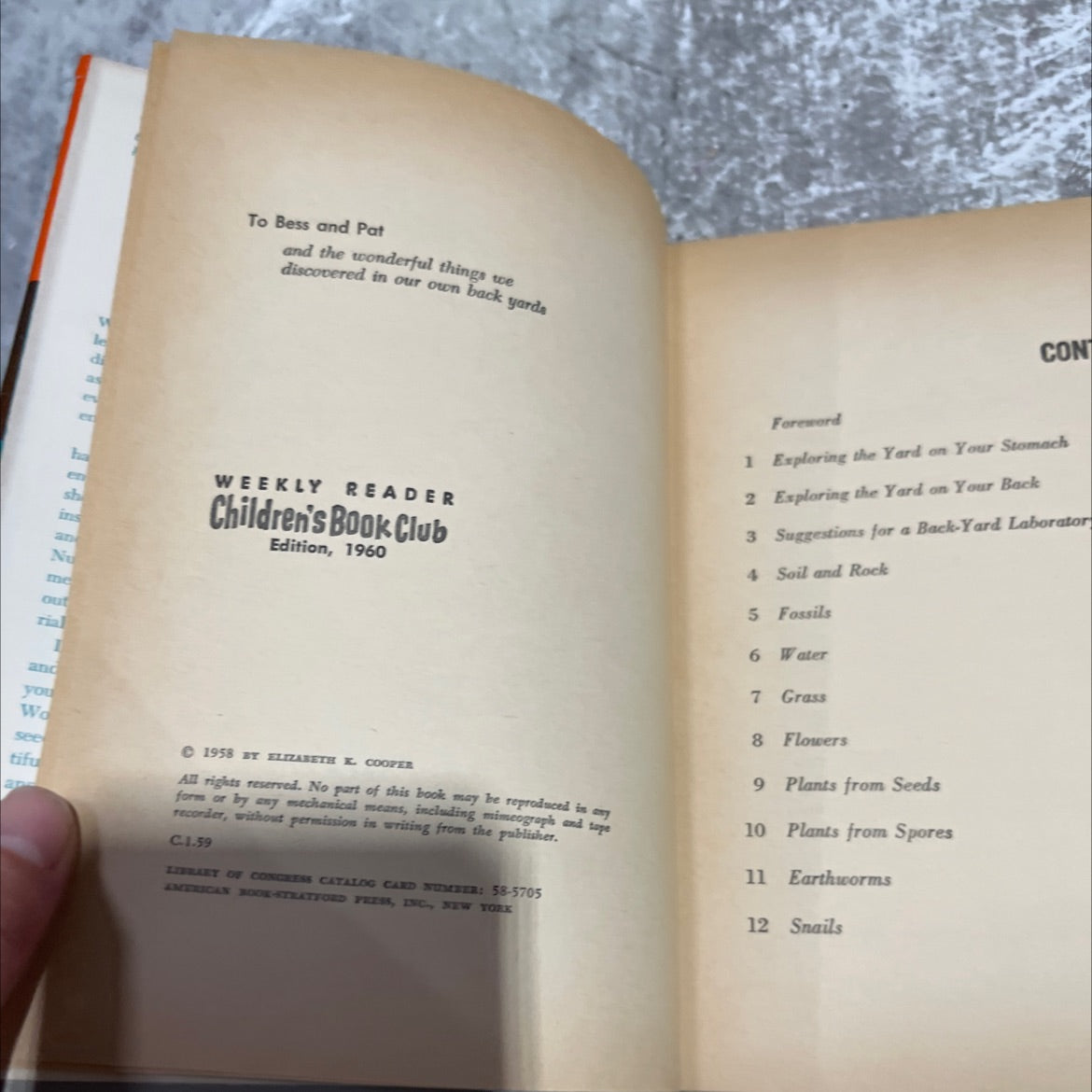 science in your own back yard book, by elizabeth k. cooper, 1960 Hardcover image 3