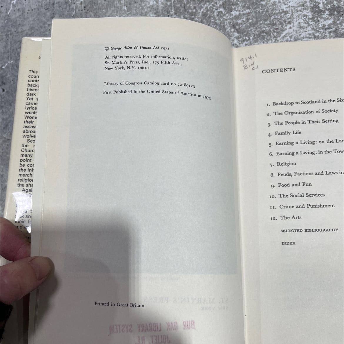 scotland under mary stuart an account of everyday life book, by madeleine bingham, 1973 Hardcover image 3