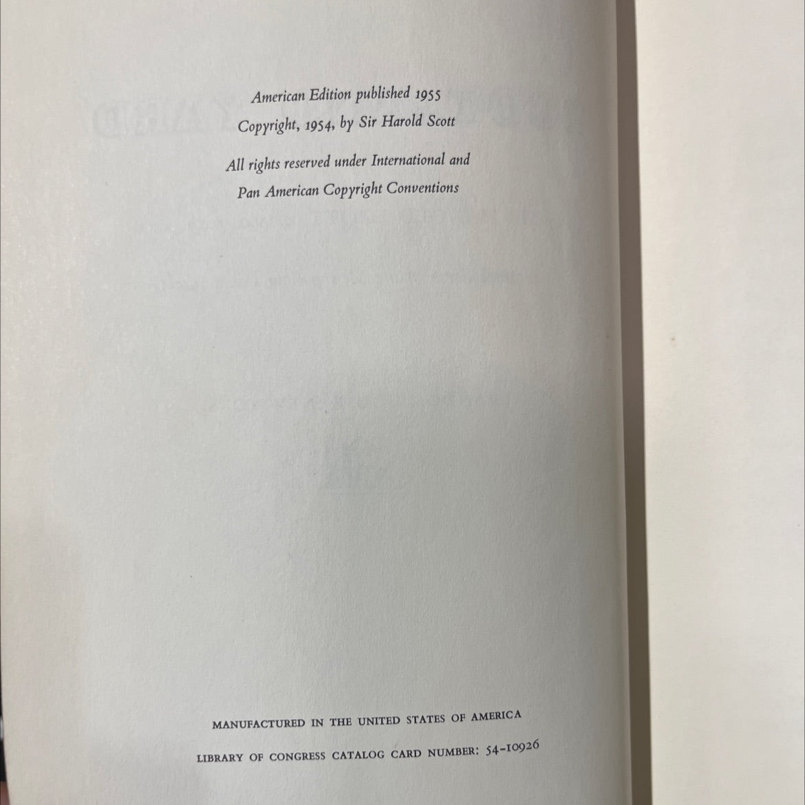 SIGNED scotland yard book, by sir harold scott, 1955 Hardcover, Vintage image 3