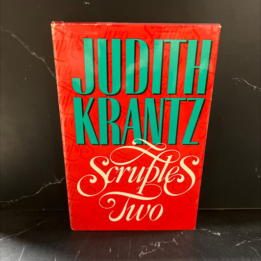 scruples two book, by judith krantz, 1992 Hardcover image 1