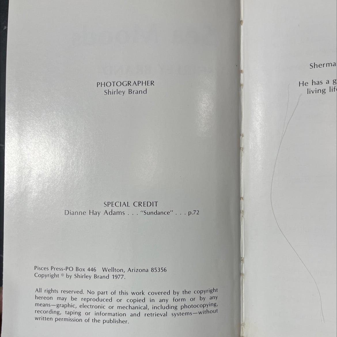 sea moods book, by shirley brand, 1977 Hardcover image 3