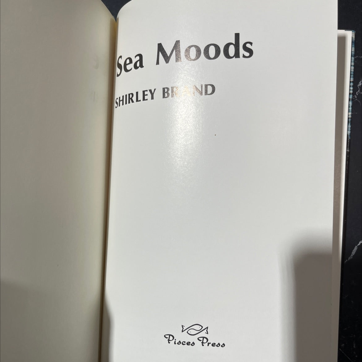 sea moods book, by shirley brand, 1977 Hardcover image 2