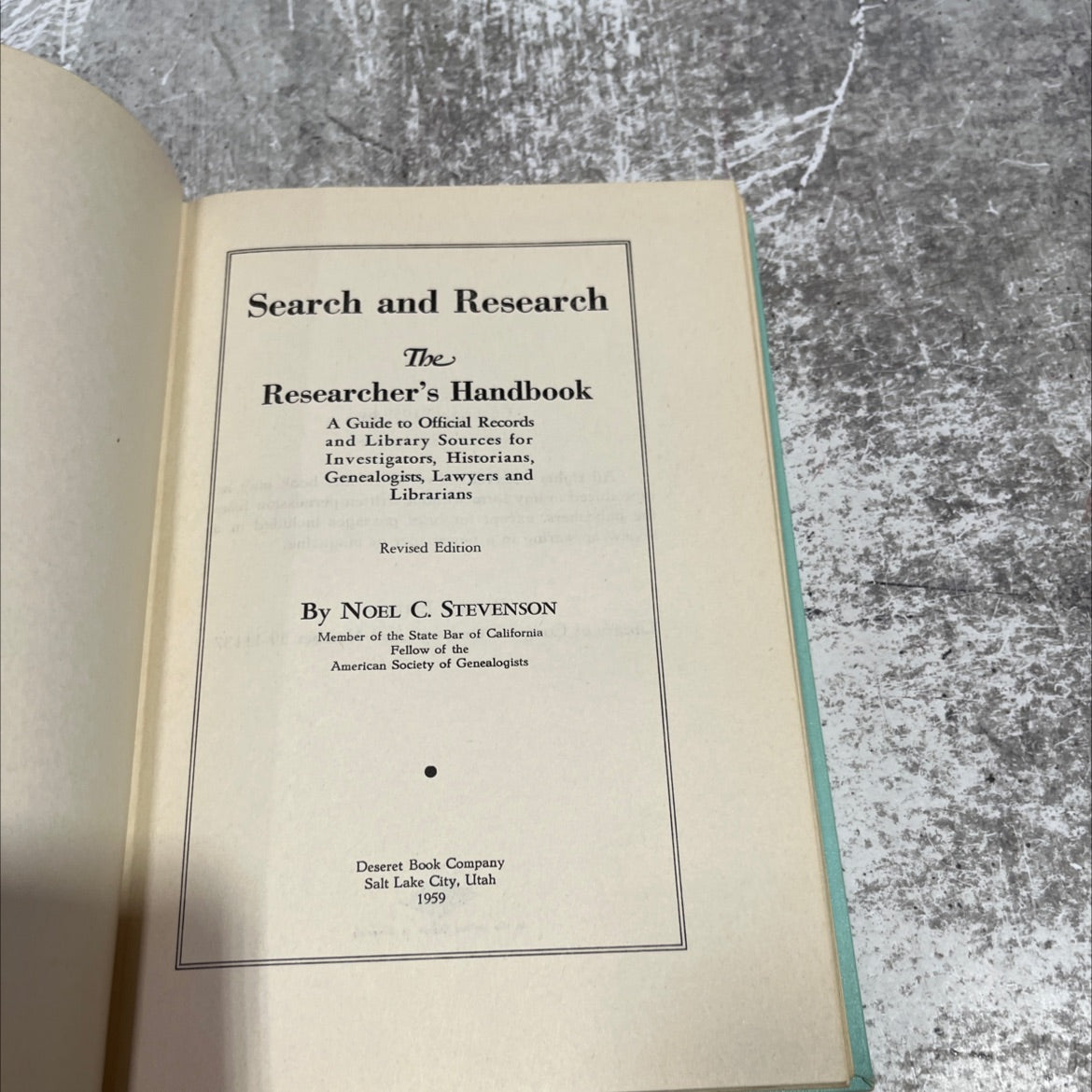 search and research the researcher's handbook a guide to official records and library sources for investigators image 2