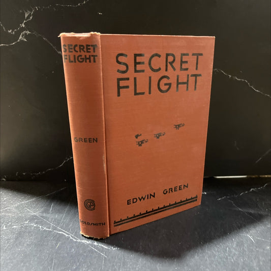 secret flight book, by edwin green, 1933 Hardcover image 1