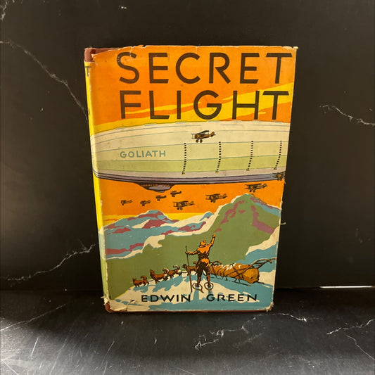 secret flight book, by edwin green, 1933 Hardcover image 1