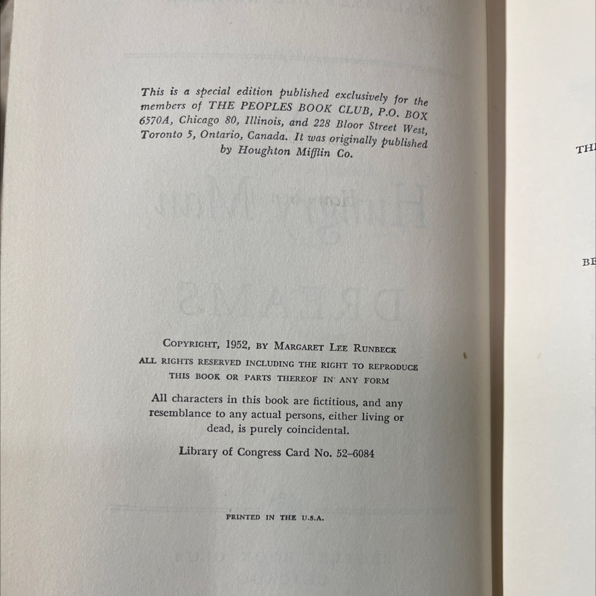 secret of earth magic book, by margaret lee runbeck, 1952 Hardcover image 3