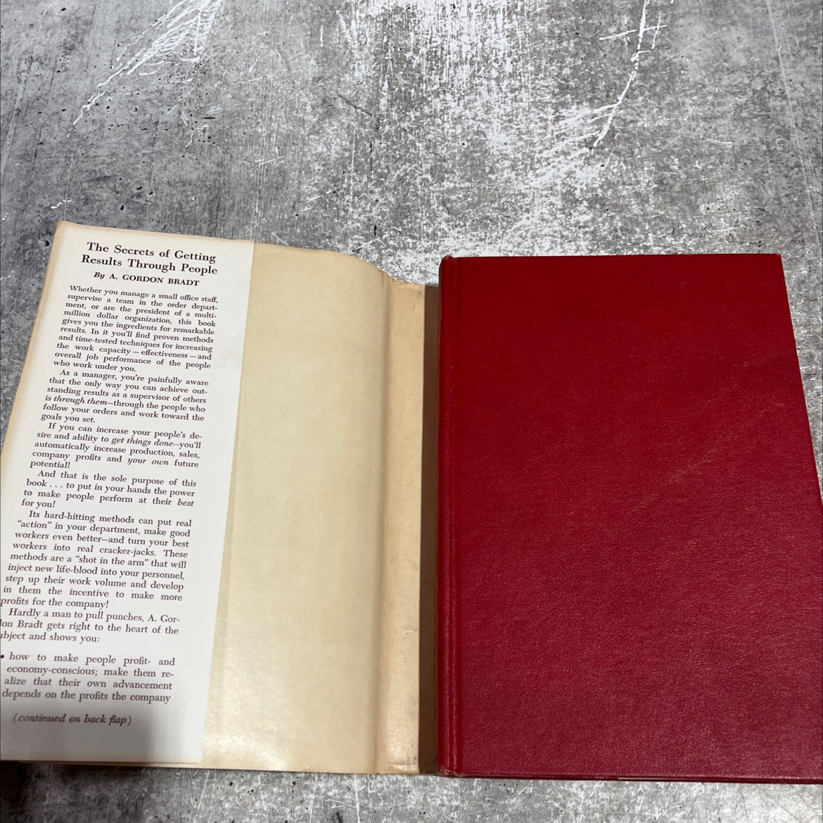 secrets of getting results through people book, by a. gordon bradt, 1967 Hardcover image 4