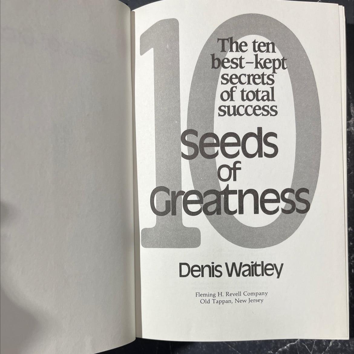 seeds of greatness book, by Denis Waitley, 1983 Hardcover image 2