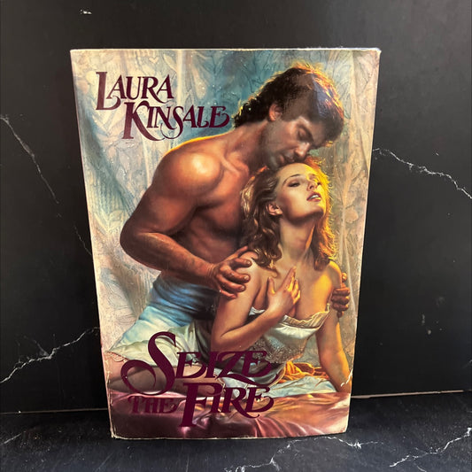 seize the fire book, by laura kinsale, 1989 Hardcover image 1