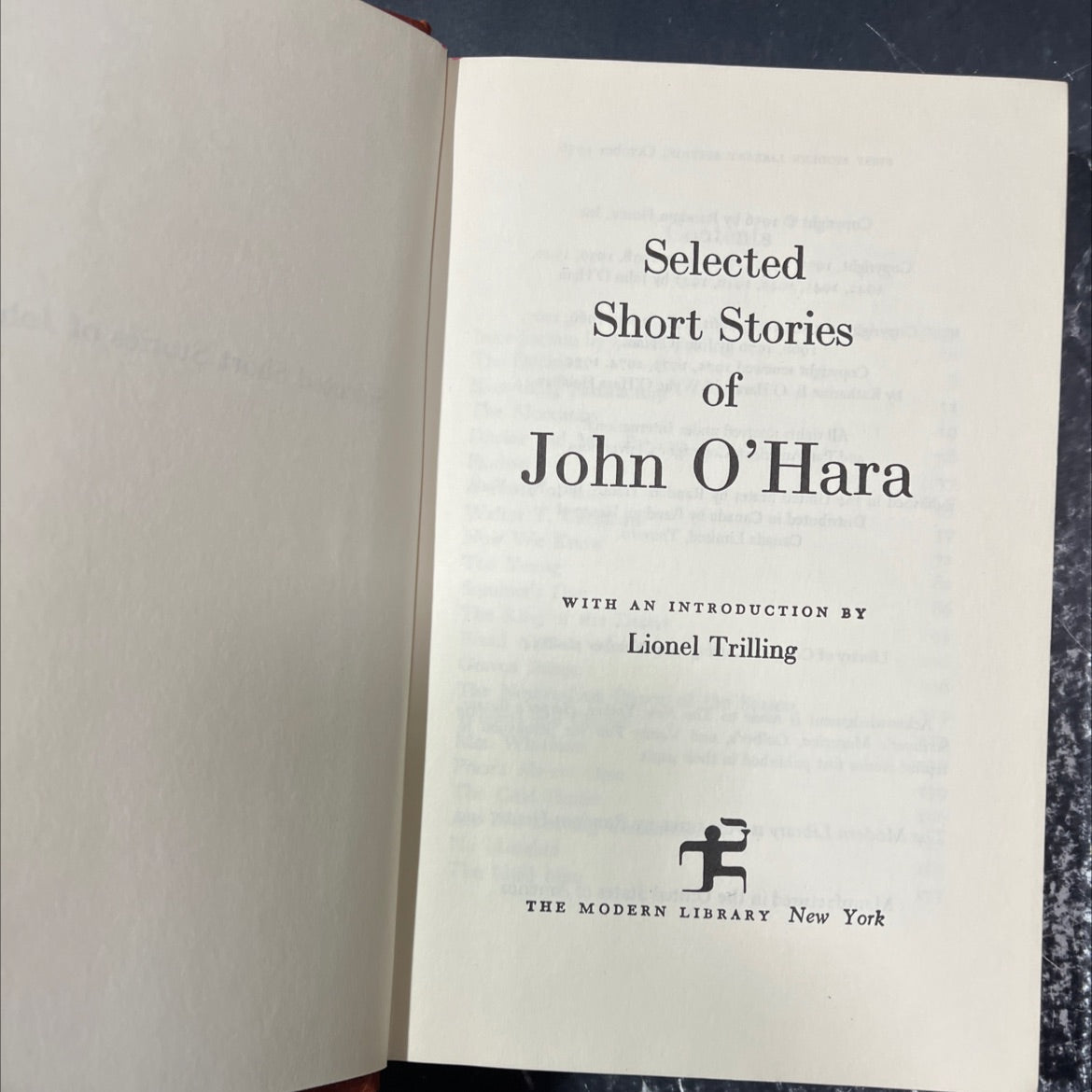 selected short stories of john o'hara book, by john o'hara, 1970 Hardcover image 2