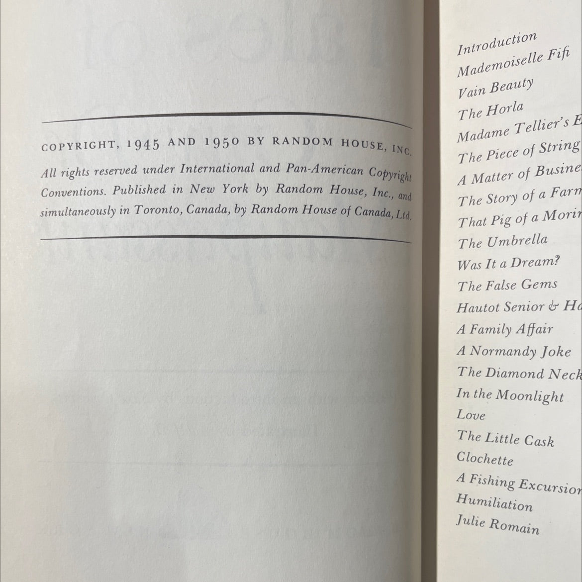 selected tales of guy de maupassant book, by guy de maupassant, 1950 Hardcover image 3