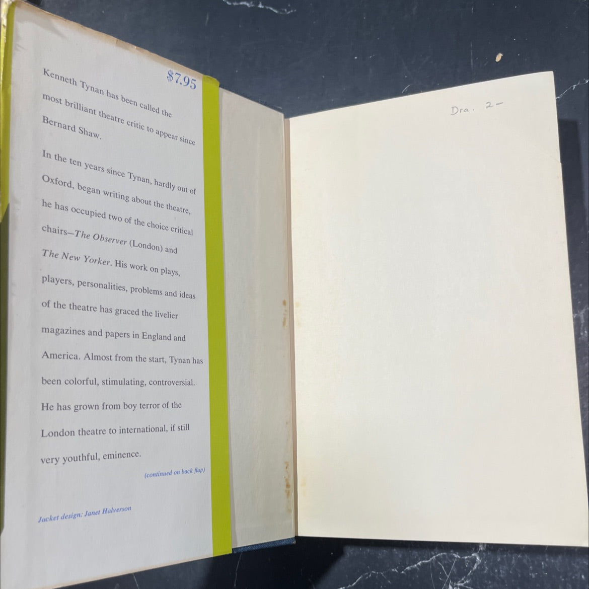 selections from the drama criticism and related writings book, by kenneth tynan, 1961 Hardcover image 4