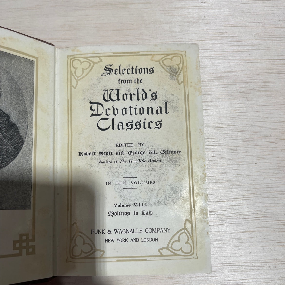 selections from the world's devotional classics book, by Robert Scott, George W. Gilmore, 1916 Hardcover image 2