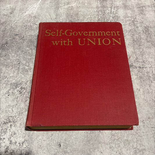 self-government with union christian histor book, by verna m. hall, 1962 Hardcover image 1