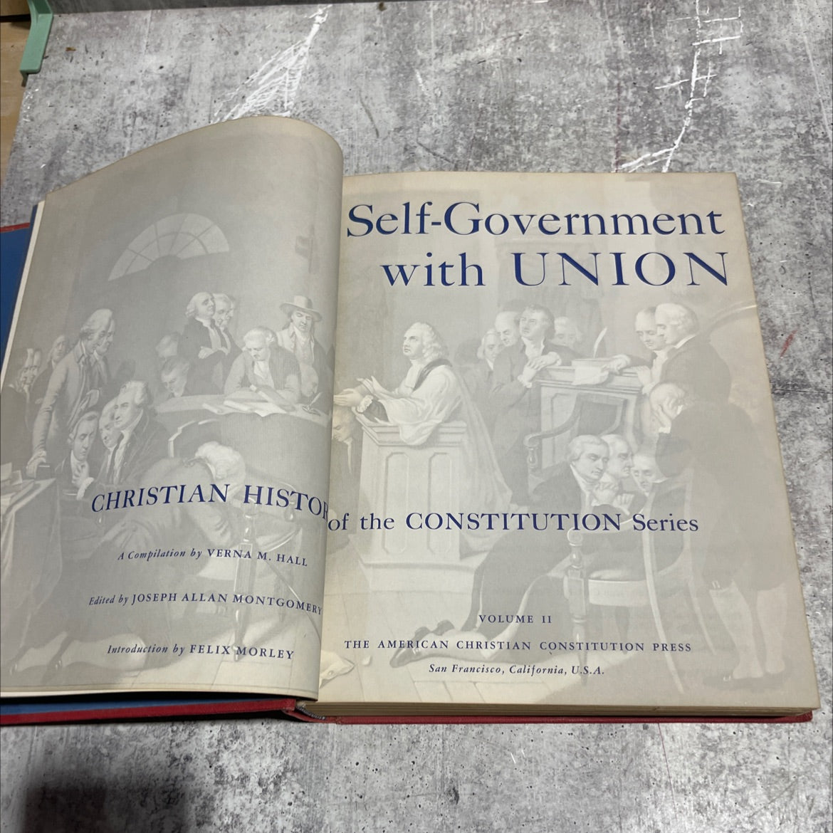 self-government with union christian histor book, by verna m. hall, 1962 Hardcover image 2