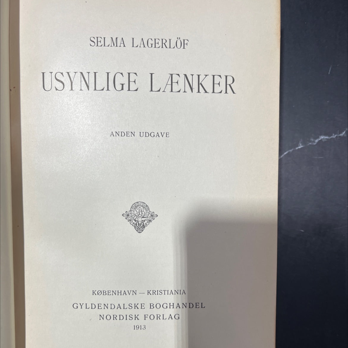 selma lagerlöf: invisible chains book, by selma lagerlöf, 1913 Hardcover image 2