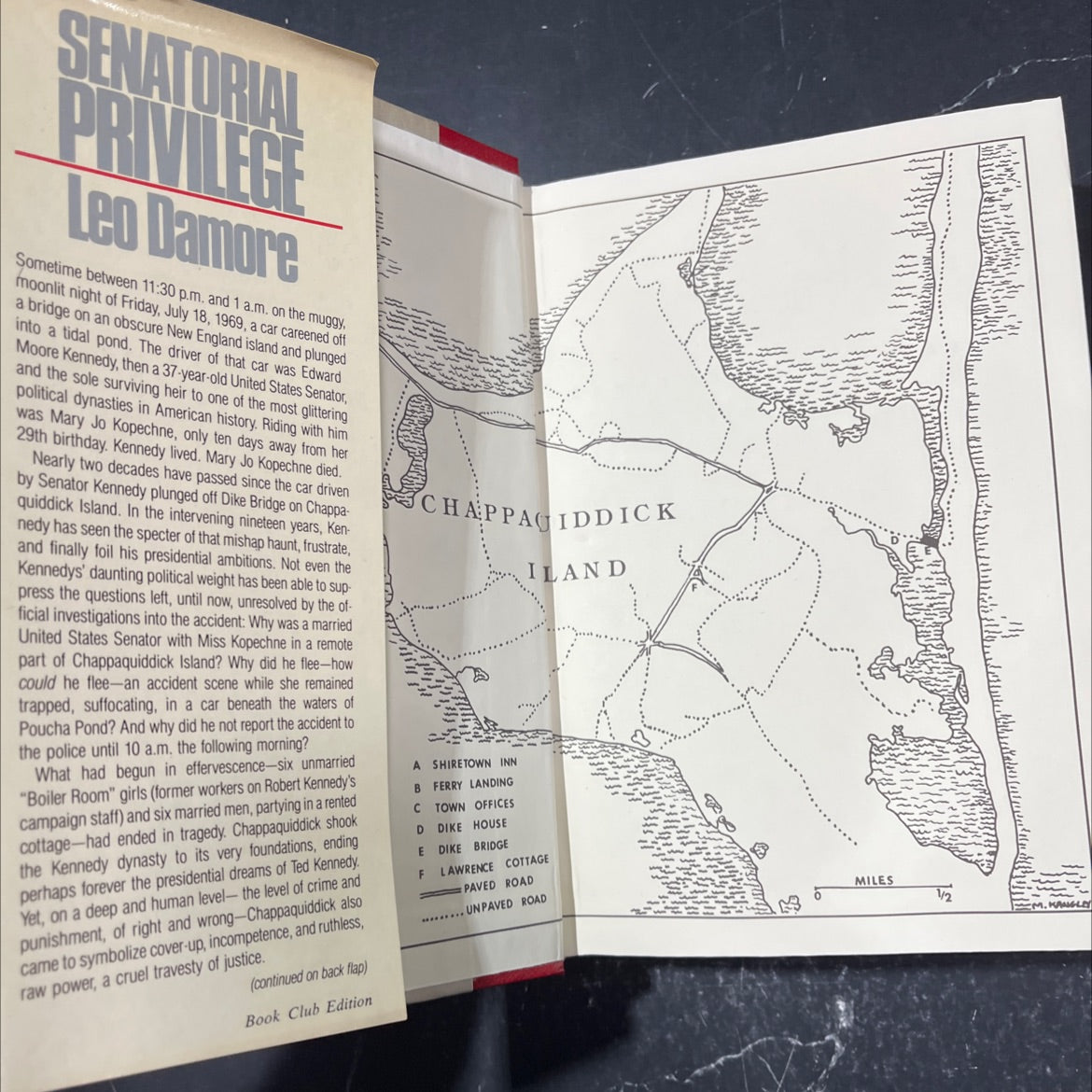 senatorial privilege the chappaquiddick cover-up book, by leo damore, 1988 Hardcover image 4