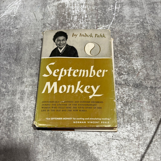 september monkey book, by induk pahk, 1954 Hardcover image 1