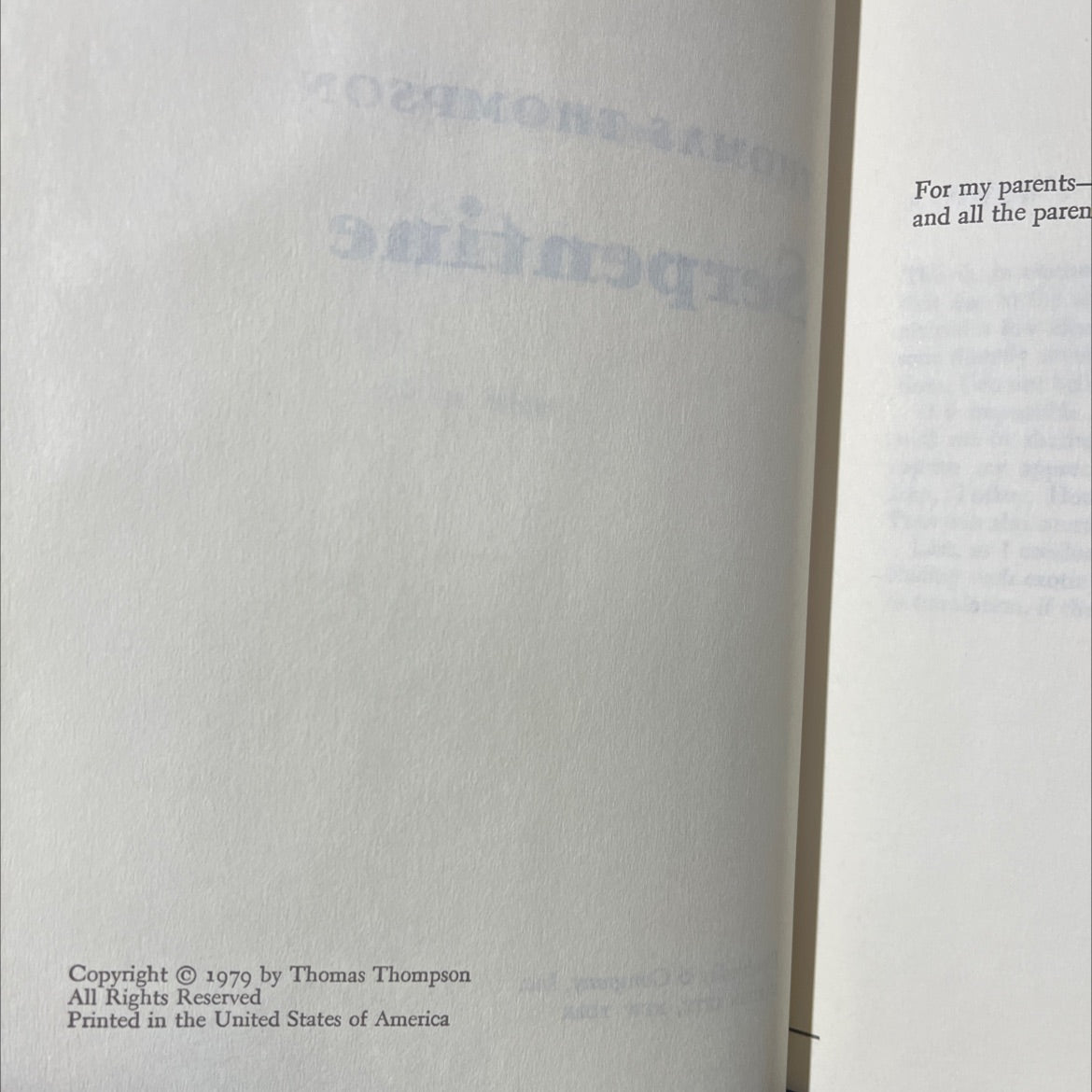 serpentine book, by thomas thompson, 1979 Hardcover image 3