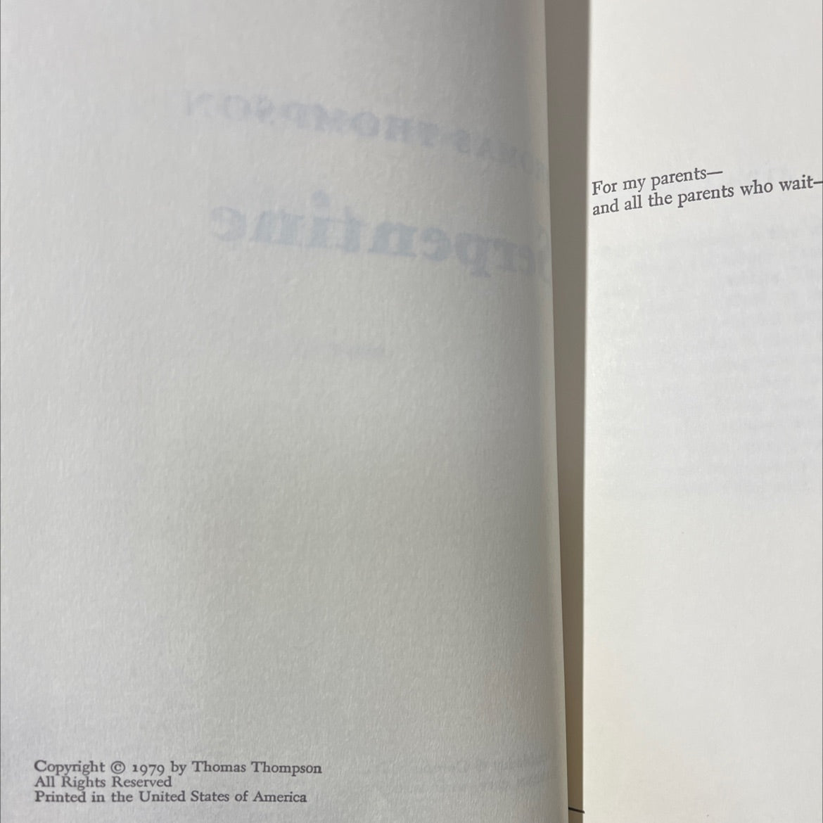 serpentine book, by thomas thompson, 1979 Hardcover image 3