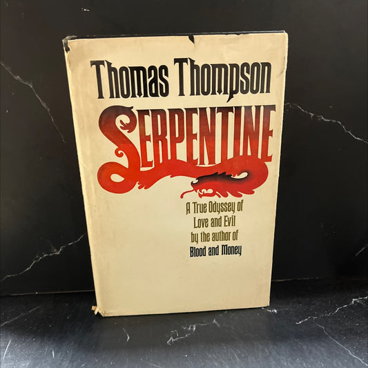 serpentine book, by thomas thompson, 1979 Hardcover image 1