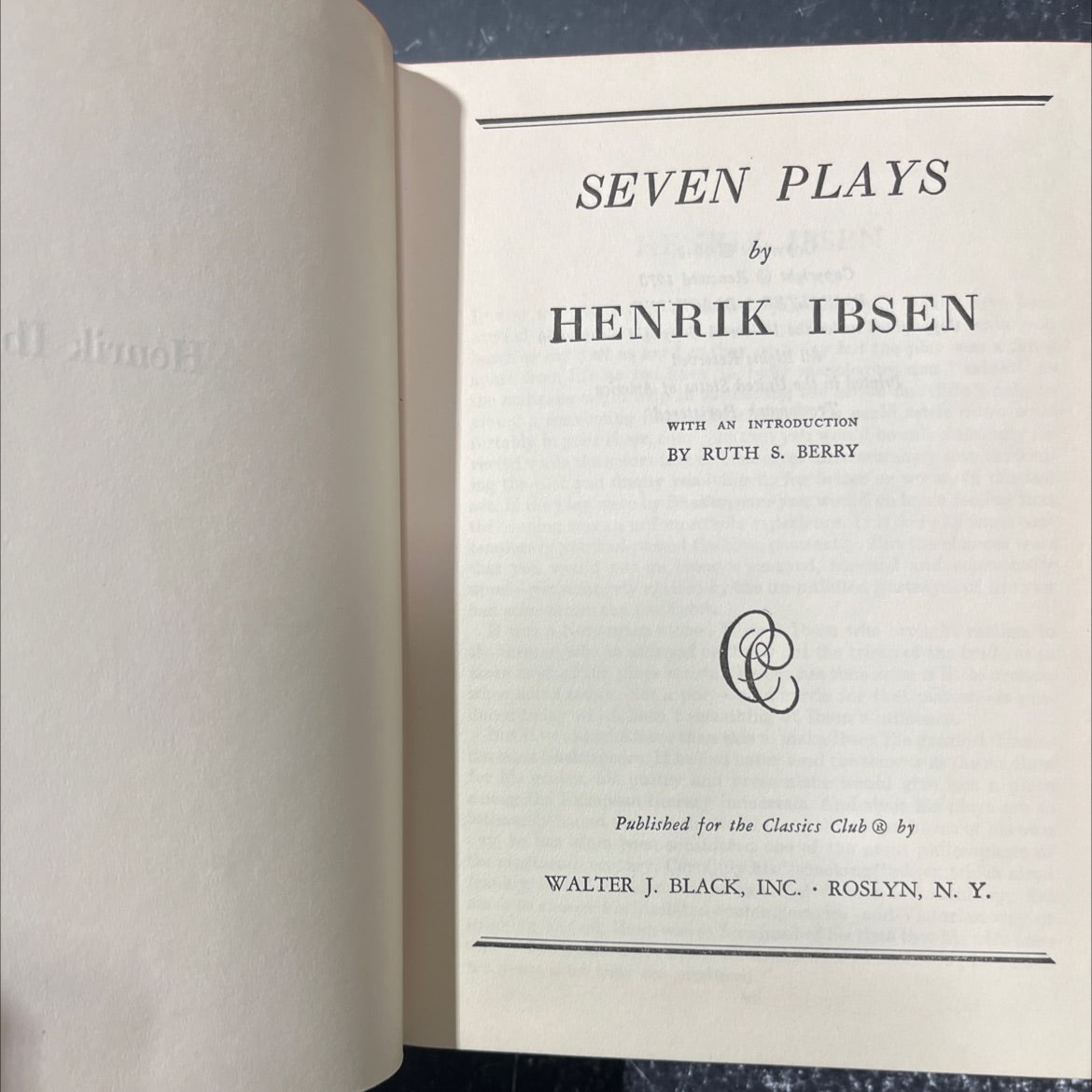seven plays book, by henrik ibsen, 1970 Hardcover image 2