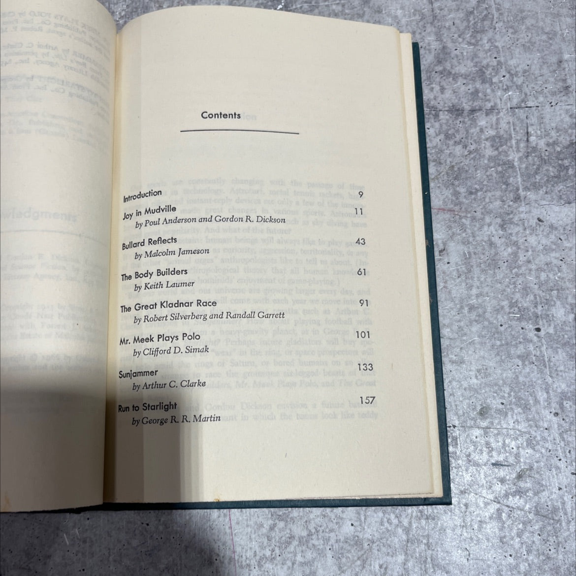 seven science fiction stories about sports book, by Terry Carr, 1977 Hardcover image 4