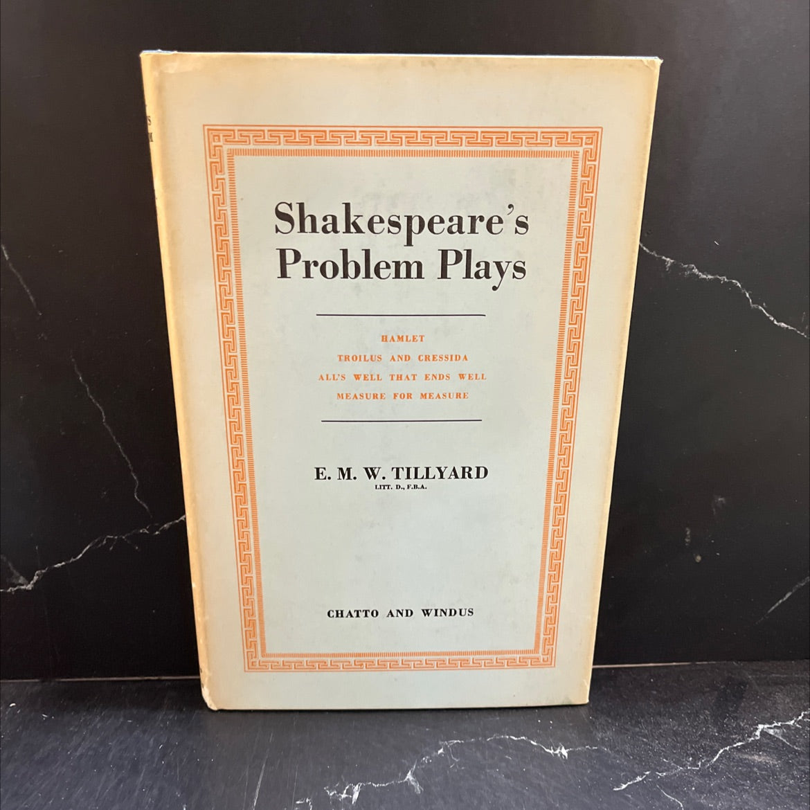 shakespeare's problem plays book, by e. m. w. tillyard, 1964 Hardcover image 1