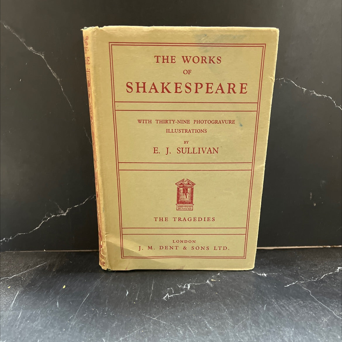 shakespeare's tragedies with 13 photogravures by e. j. sullivan book, by unknown, 1950 Hardcover image 1