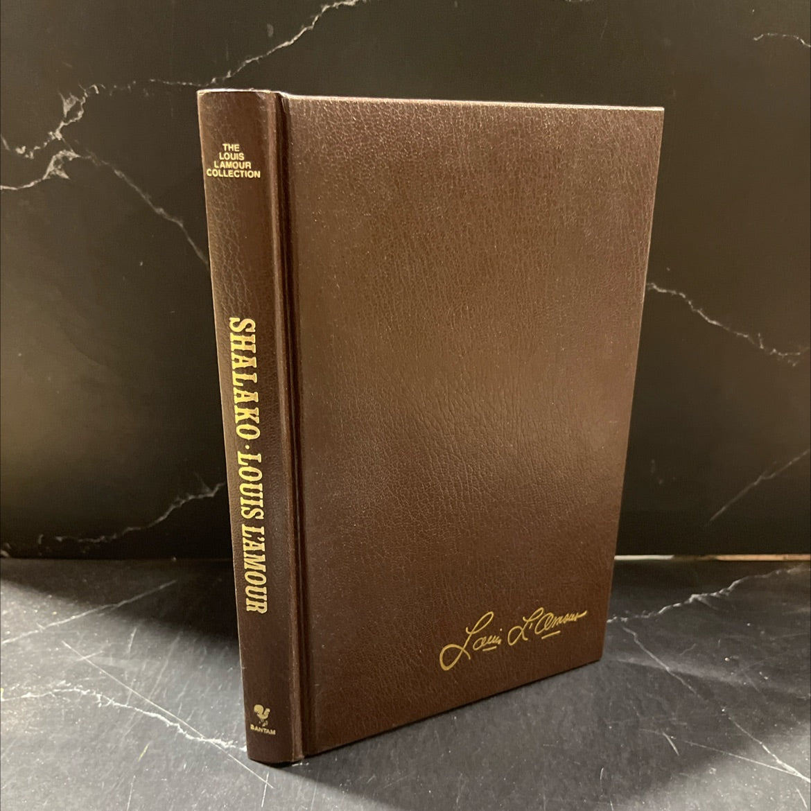 shalako book, by louis l'amour, 1981 Leather image 1