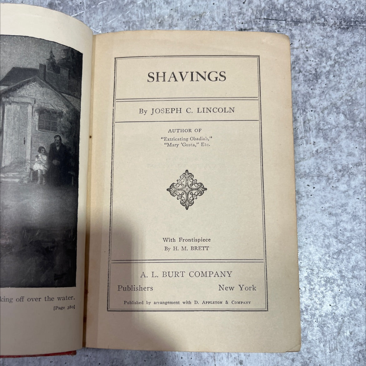 shavings book, by joseph c. lincoln, 1918 Hardcover image 2