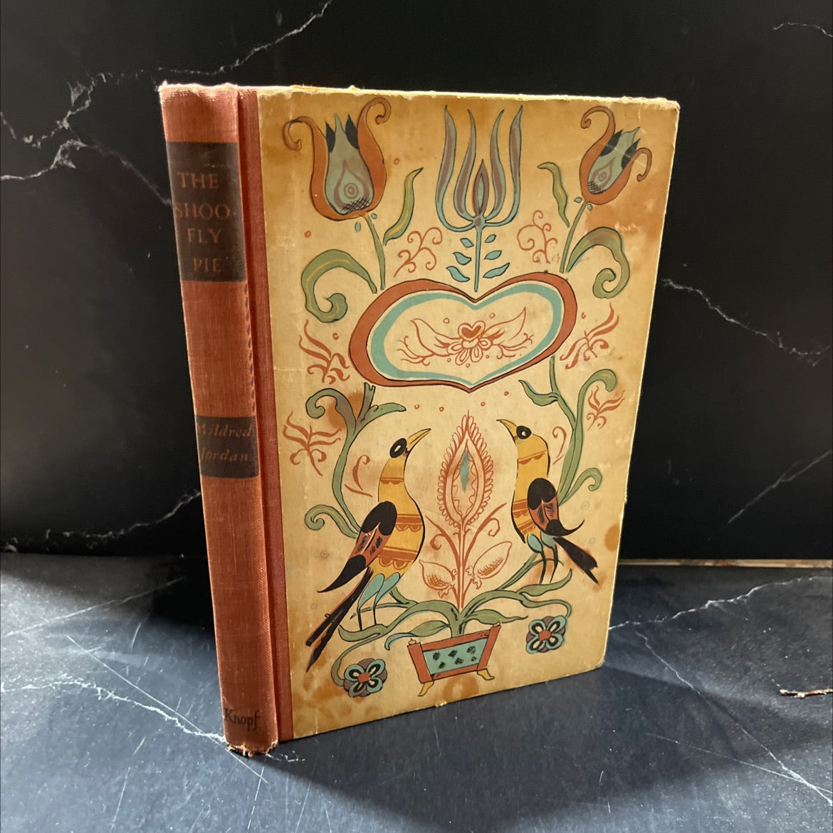 shoo-fly pie book, by Mildred Jordan, 1944 Hardcover image 1