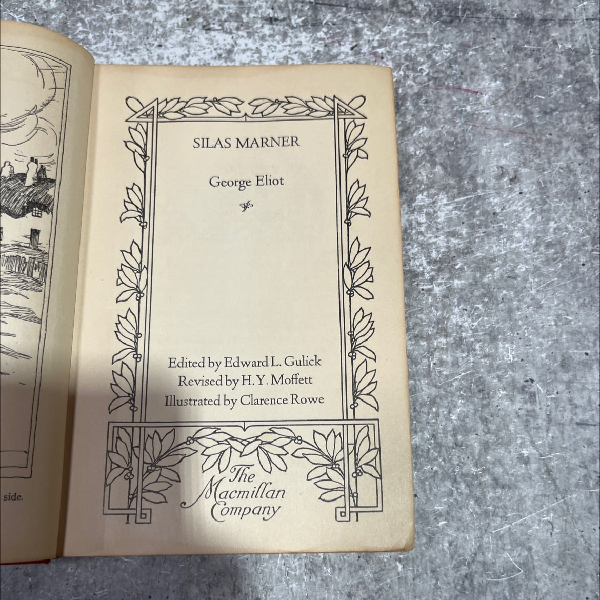 silas marner book, by george eliot, 1929 Hardcover image 2