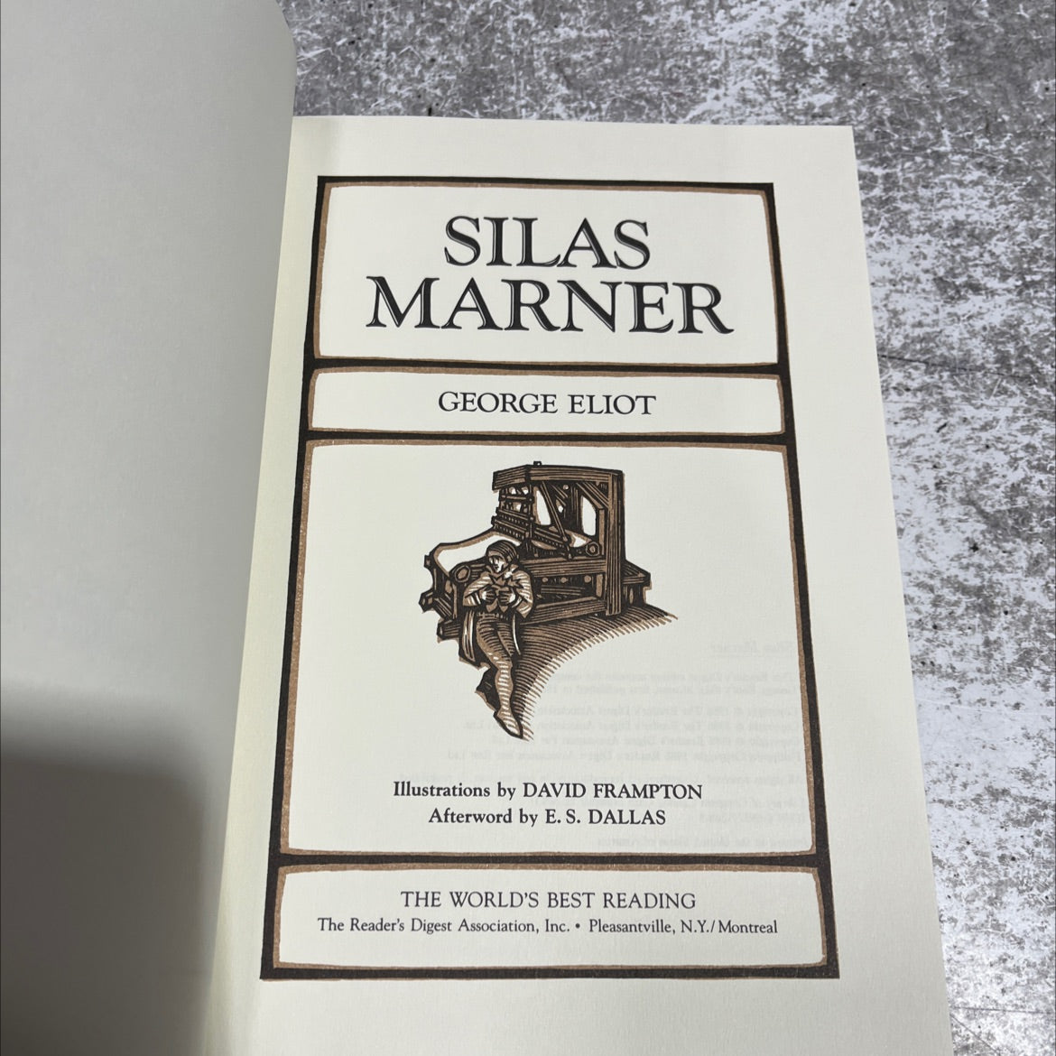 silas marner book, by george eliot, 1986 Hardcover image 2