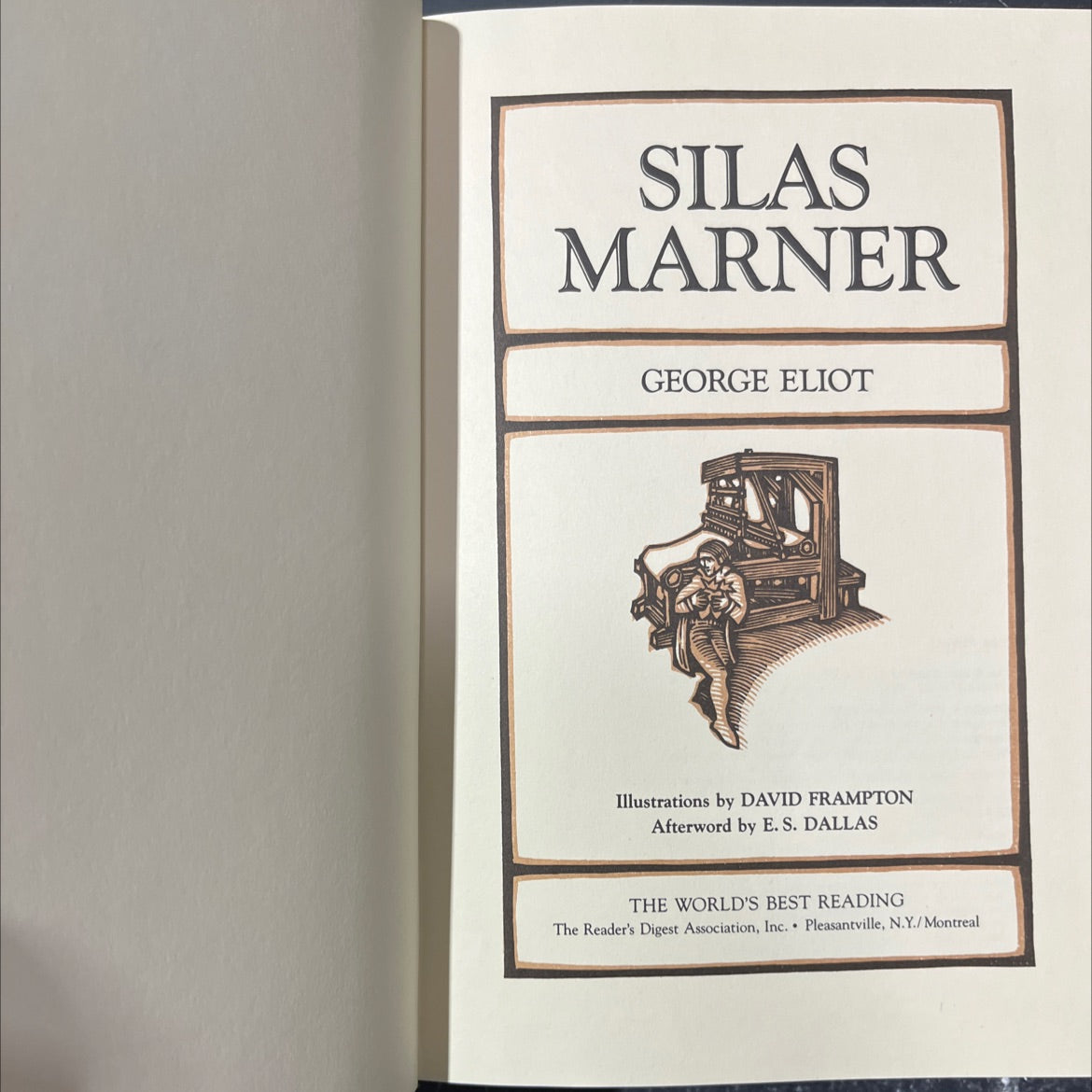 silas marner book, by george eliot, 1986 Hardcover image 2