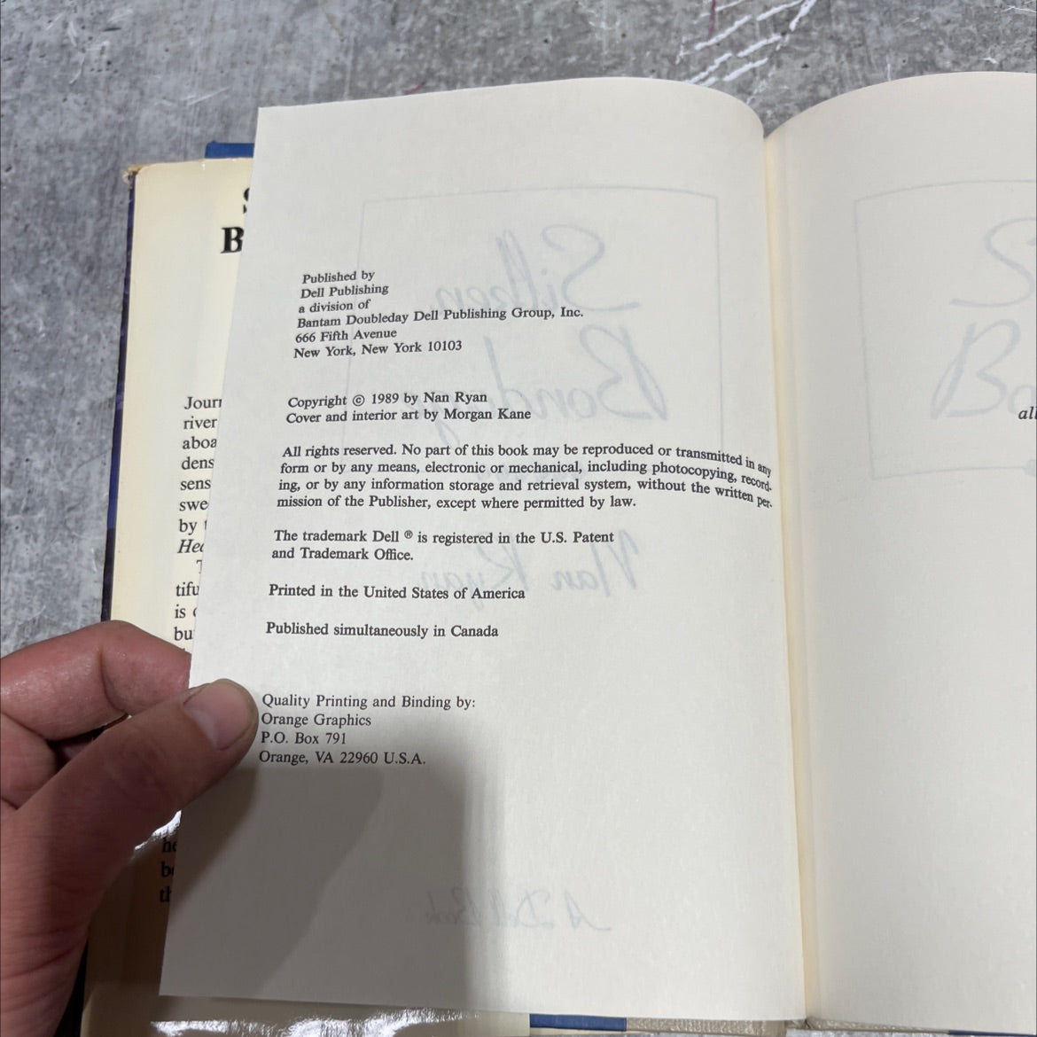 silken book, by Nan Ryan, 1989 Hardcover image 3