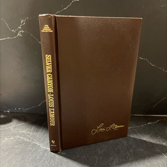 silver canyon book, by louis l'amour, 1981 Leather image 1