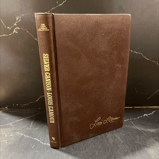 silver canyon book, by louis l'amour, 1981 Leather image 1
