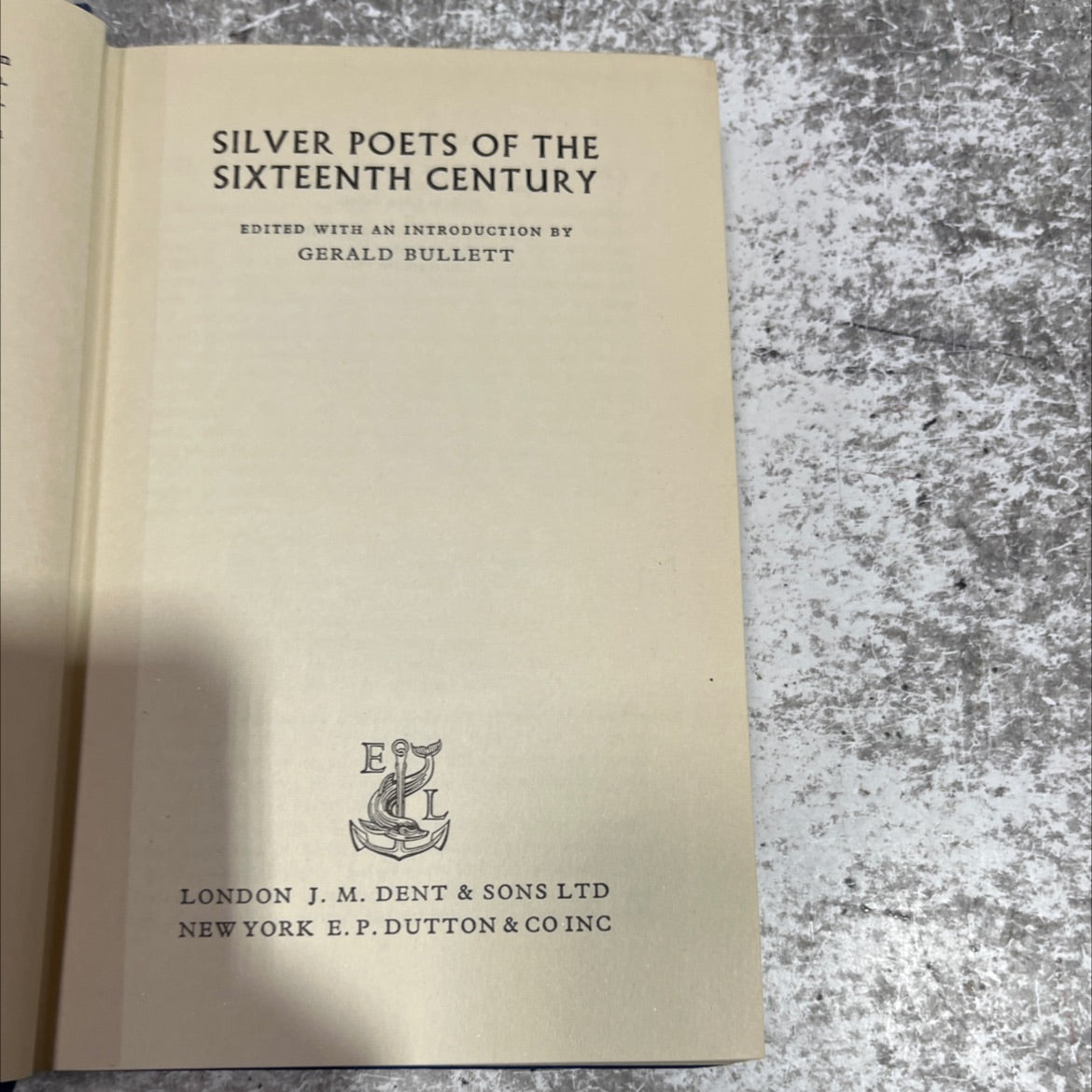 silver poets of the sixteenth century book, by gerald bullett, 1957 Hardcover image 2