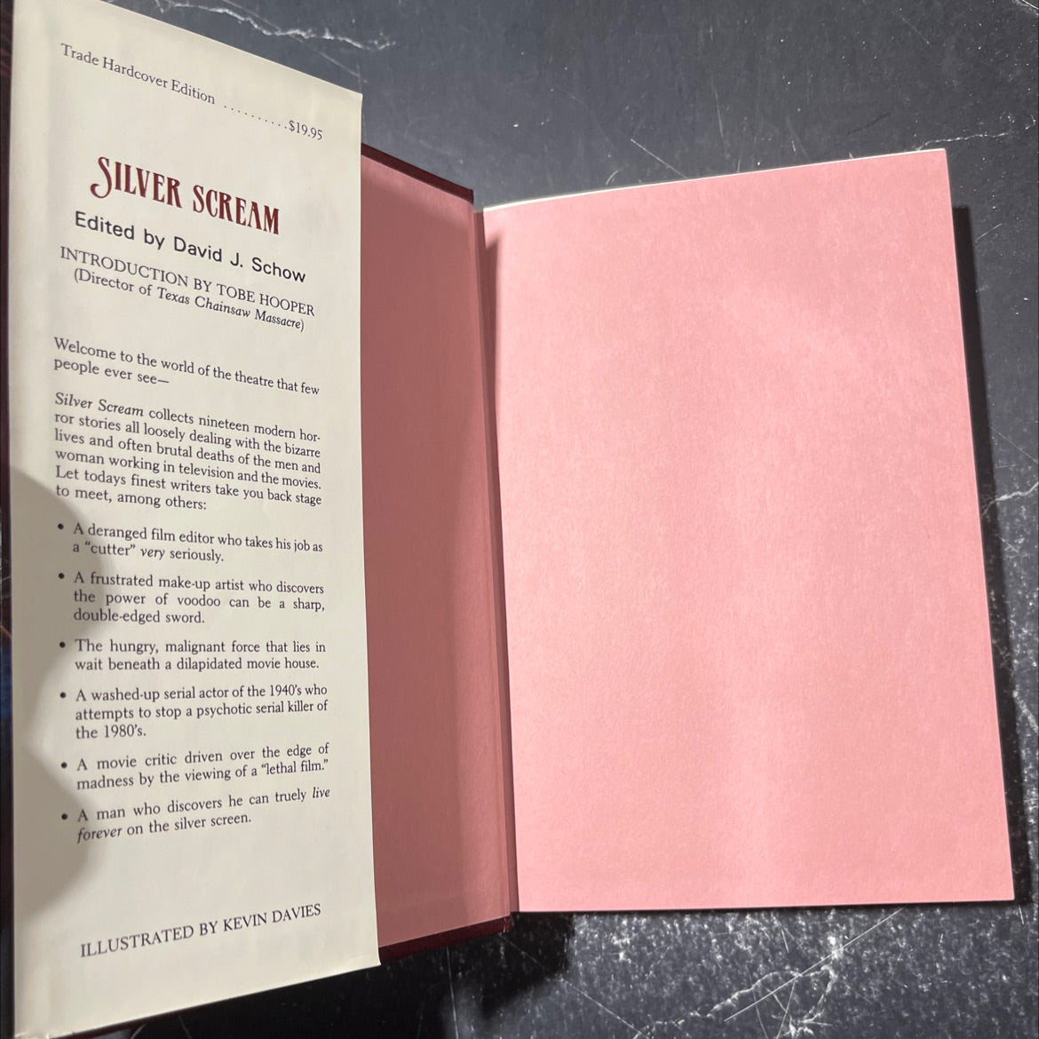 silver scream book, by David J. Schow, 1988 Hardcover image 4