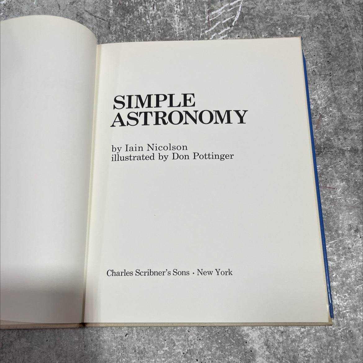 simple astronomy book, by Iain Nicolson, 1973 Hardcover image 2