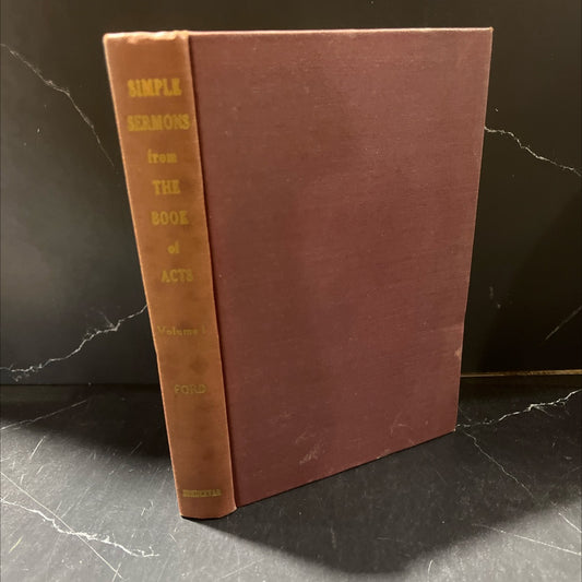 simple sermons from the book of acts volume i book, by w. herschel ford, 1950 Hardcover image 1