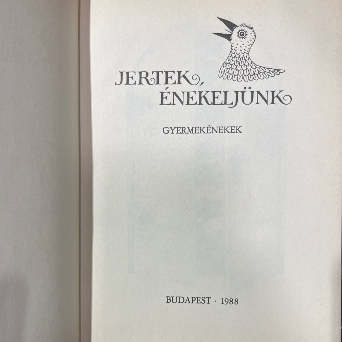 sing children's songs book, by jertek, 1988 Hardcover image 3