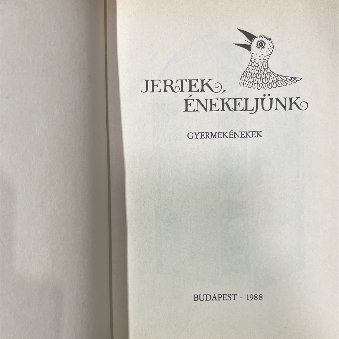 sing children's songs book, by jertek, 1988 Hardcover image 2