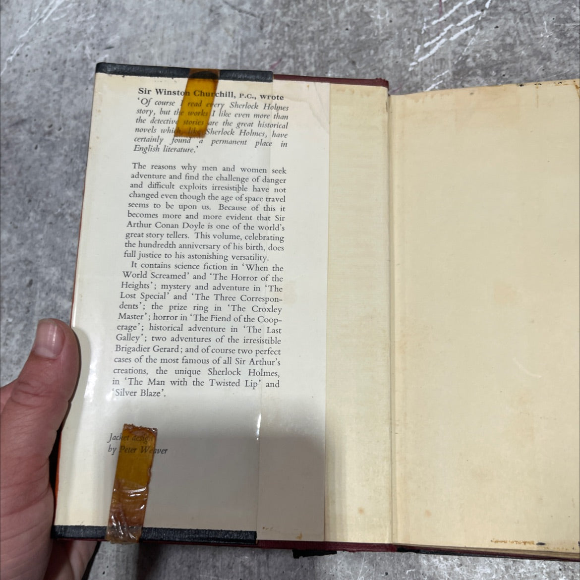 sir arthur conan doyle great stories selected by john dickson carr book, by sir arthur conan doyle, 1959 Hardcover image 4