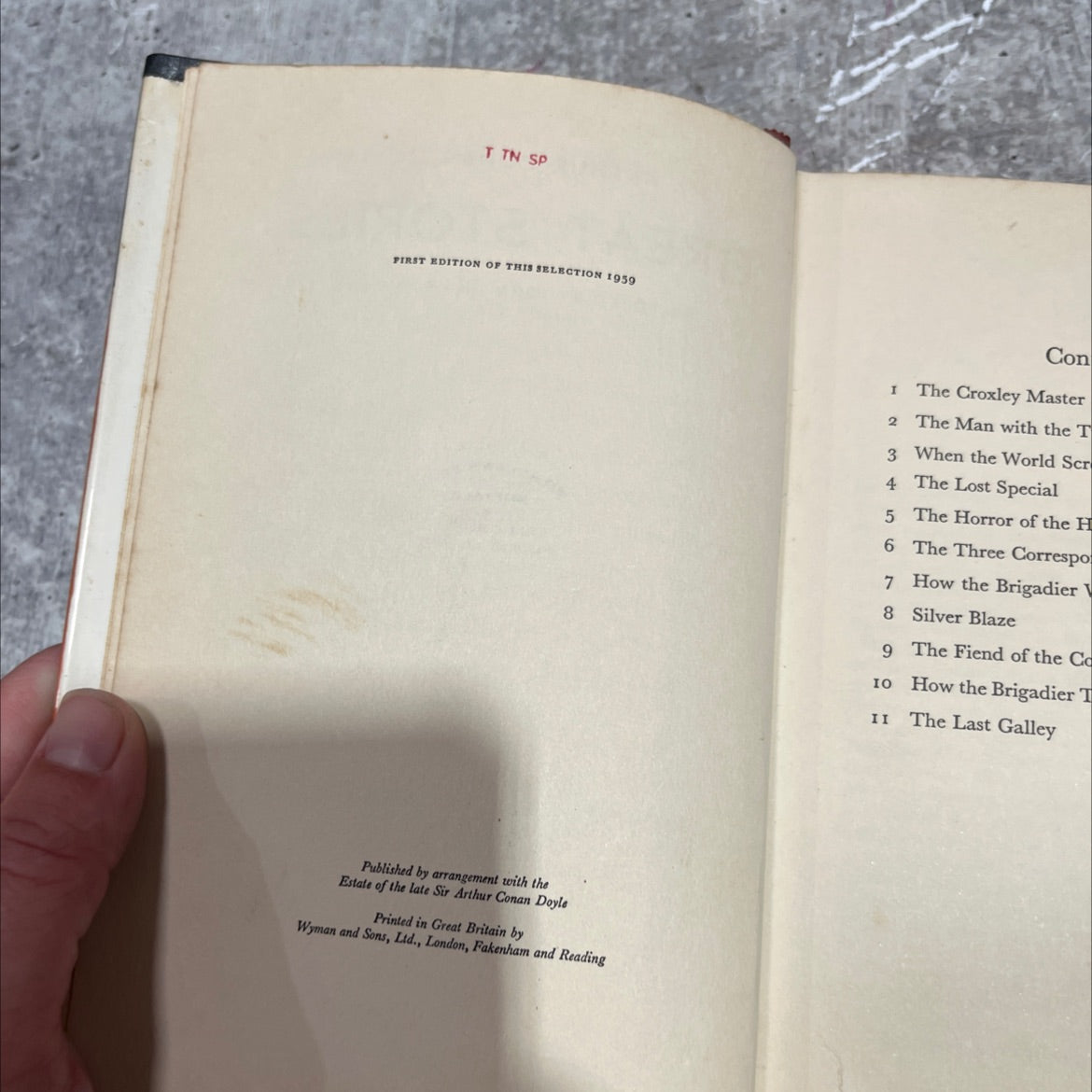sir arthur conan doyle great stories selected by john dickson carr book, by sir arthur conan doyle, 1959 Hardcover image 3