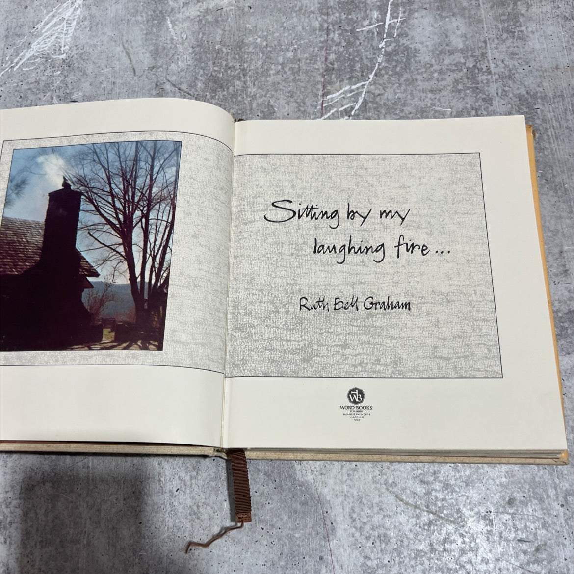 sitting by my laughing fire book, by ruth bell graham, 1977 Hardcover image 2