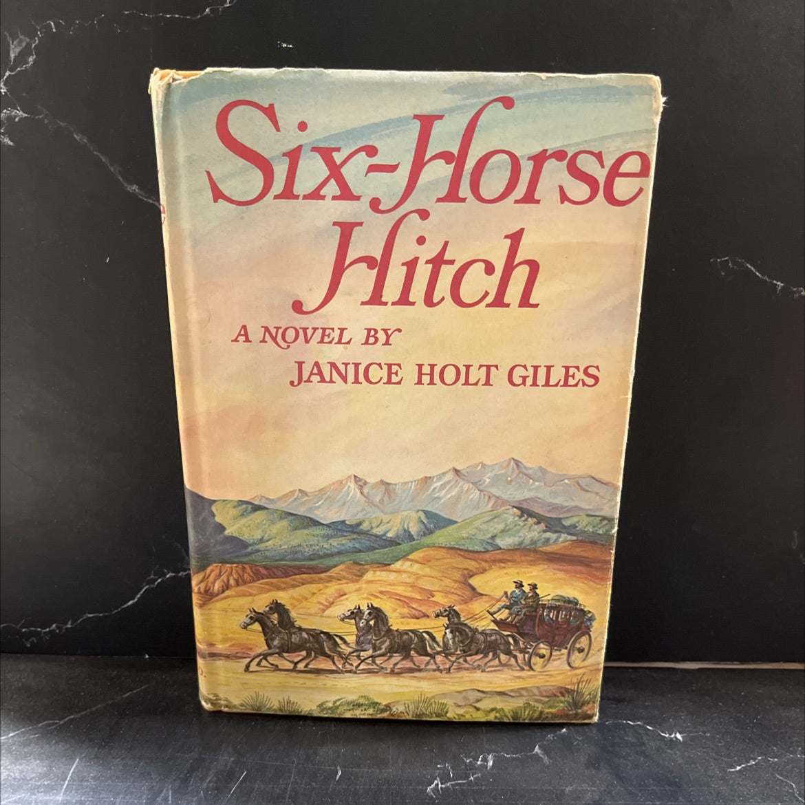six-horse hitch book, by Janice Holt Giles, 1969 Hardcover image 1
