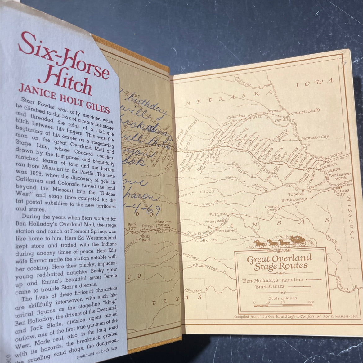 six-horse hitch book, by Janice Holt Giles, 1969 Hardcover image 4